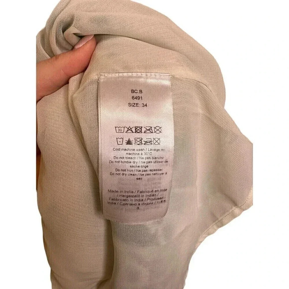 GANNI floral-print plissé-georgette minidress Size Small 4/6 Green And Cream - Picture 9 of 10